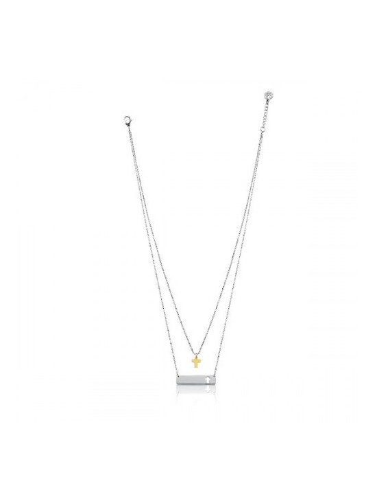Colar Duplo Comunhão Menina Viceroy 90044C01012 + Envio grátis