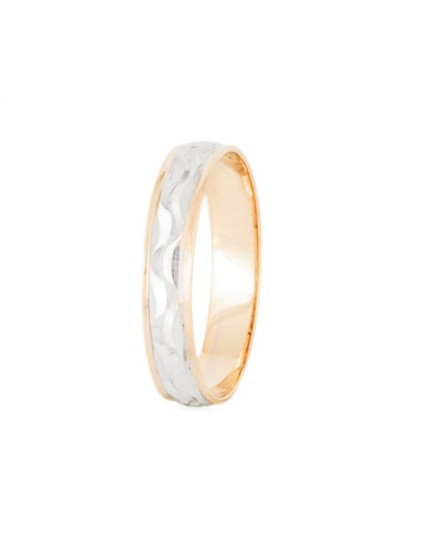 Aliança Bicolor Ouro 18k: Compre Online Exclusivas e Únicas