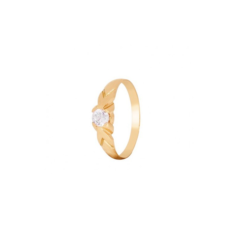 Anillo Comunión Niña Oro 18k Circonita | Compra Aquí