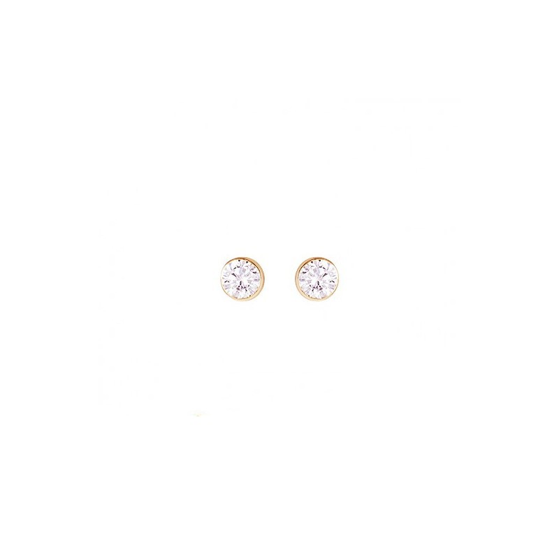 Brincos Bebé Ouro 18K com Zircónia - Compra Online Seguro