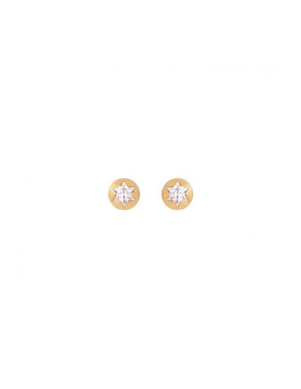 Pendientes de oro para bebé estrella circonita - Envío Rápido