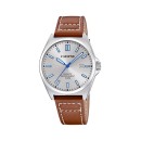Reloj Calypso K5868/2 Hombre - Acero, Esfera Plateada, Correa Piel Marrón