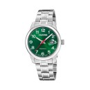 Reloj Calypso K5872/5 Hombre - Acero Inoxidable, Esfera Verde, Correa Plateada