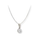 Corrente e pendente em ouro 18K. 750Mls.