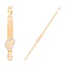 Pulseira de Ouro para bebé 18K. 750Mls. Chupeta