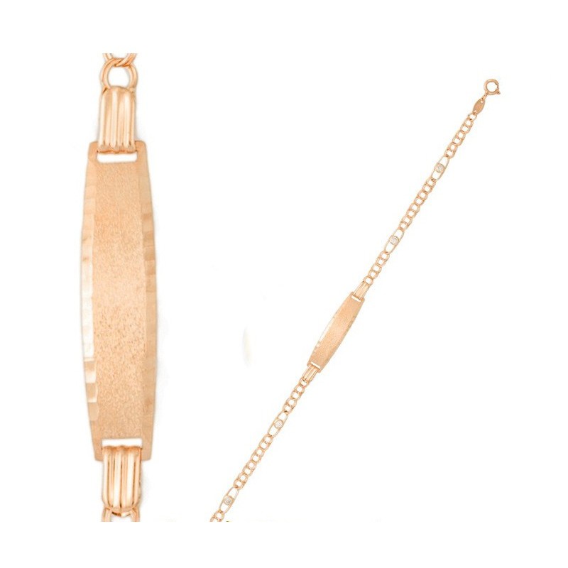 Esclava Menina Ouro 18k com Zircónias + Envio Grátis