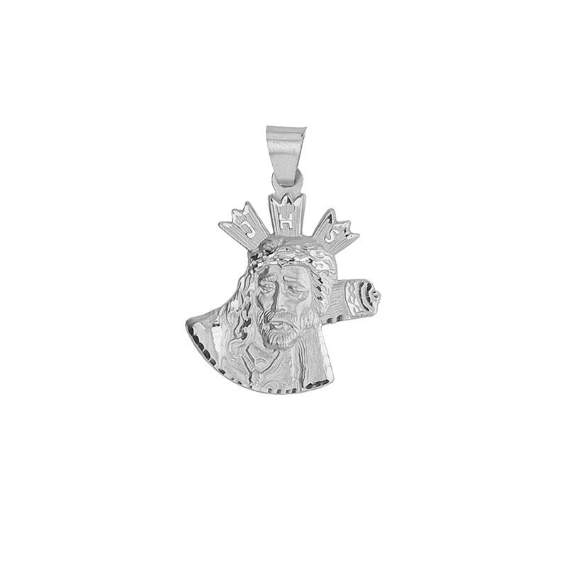 Medalla Cristo del Gran Poder Silueta Plata de Ley | Joyería Parejo