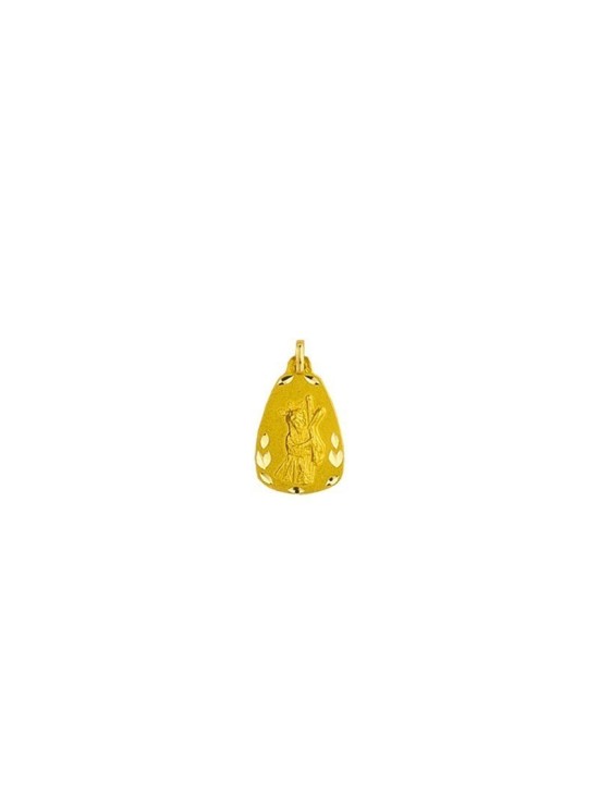 Medalla Cristo Gran Poder Lágrima Oro 18k - Compra Aquí