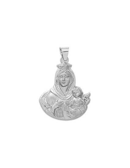 Medalha Virgem do Carmo em Prata de Lei | Joyeria Parejo