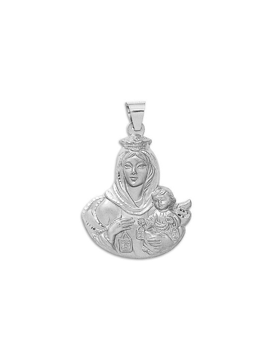 Medalha Virgem do Carmo em Prata de Lei | Joyeria Parejo
