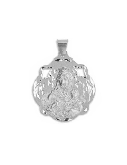 Medalha Calada da Virgem do Carmo em Prata de Lei | Joyería Parejo