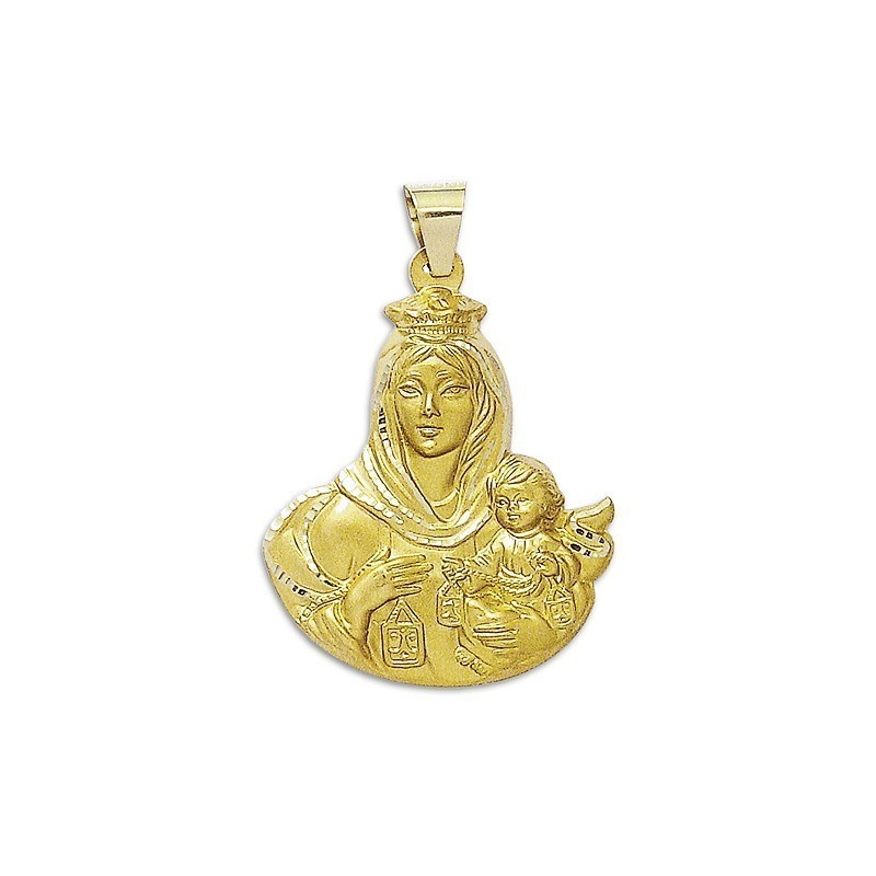 Medalla Virgen del Carmen Oro 18k - Compra Ahora