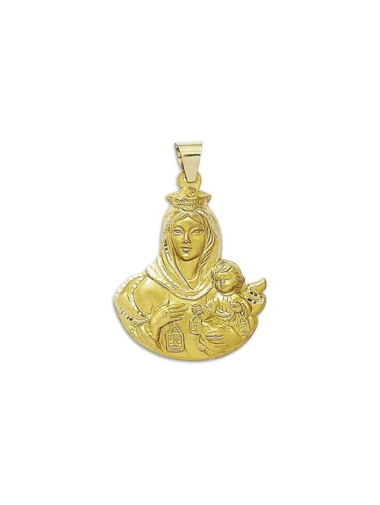 Medalla Virgen del Carmen Oro 18k - Compra Ahora