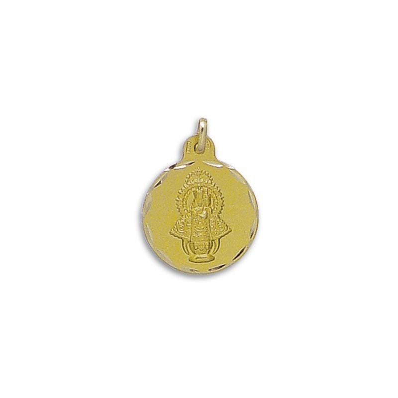 Medalla Caridad del Cobre Oro 18k Auténtica