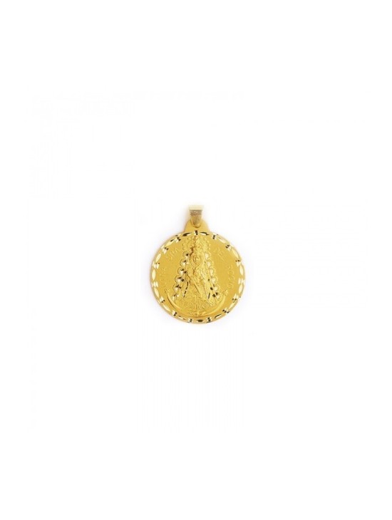 Medalha Virgem do Rocio Ouro 18k - Envio Grátis