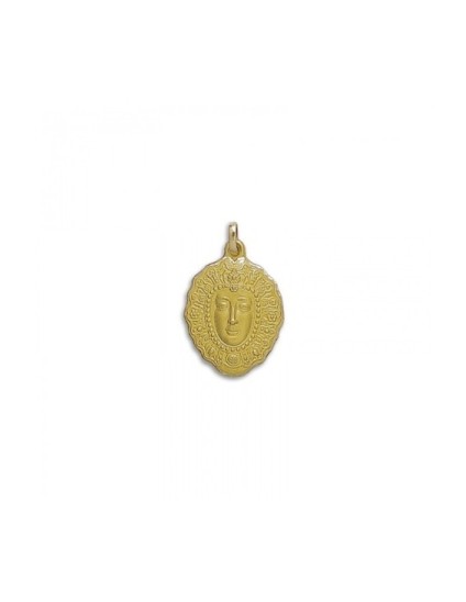 Medalla Virgen del Rocio Oro 18k - Compra Aquí