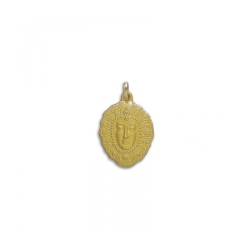 Medalla Virgen del Rocio Oro 18k - Compra Aquí
