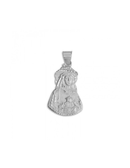 Medalha Virgem do Rocio de Almonte Pastora Prata | Joyeria Parejo