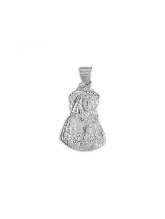 Medalha Virgem do Rocio de Almonte Pastora Prata | Joyeria Parejo