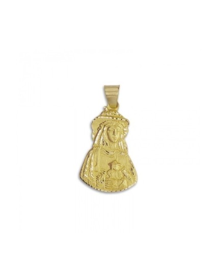 Medalla Virgen del Rocio Oro 18k - Compra Aquí