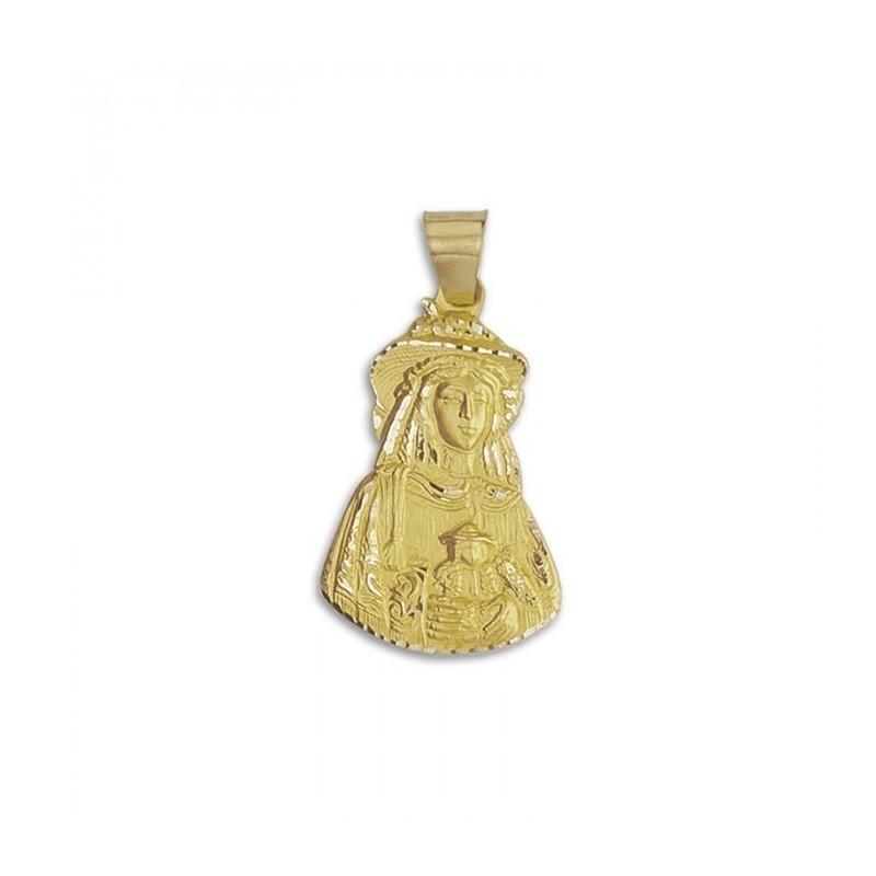 Medalla Virgen del Rocio Oro 18k - Compra Aquí