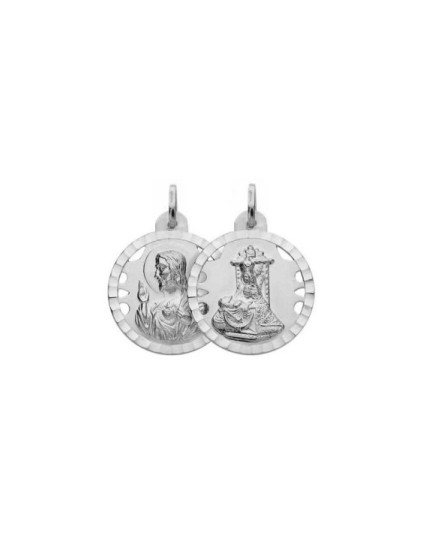 Medalha Angústias Coração Sagrado em Prata | Joyería Parejo