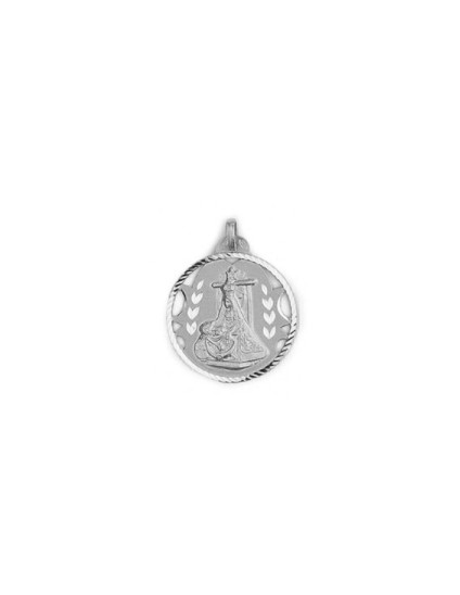 Medalla Virgen Angustias Granada Plata Ley 925 + Envío Gratis