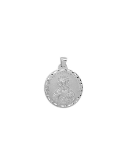 Medalha Redonda Esperança de Triana em Prata de Lei | Joyería Parej