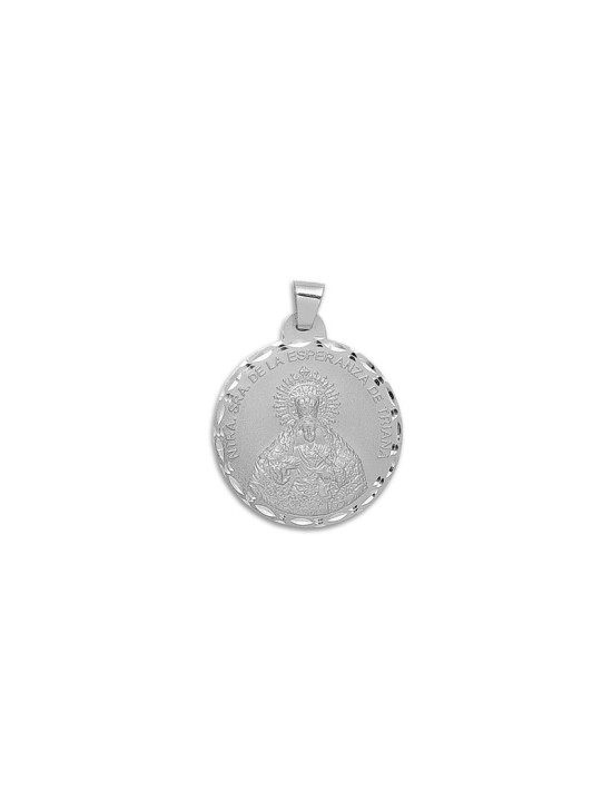 Medalla Redonda Esperanza de Triana en Plata de Ley | Joyería Parejo