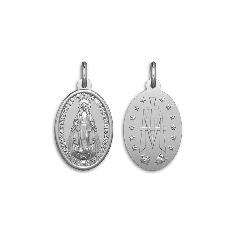 Medalha Virgem Milagrosa Prata 925 - Preço Especial Aqui!