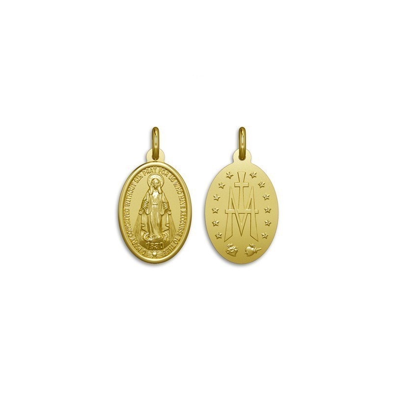 Medalla Virgen Milagrosa Oro 18k - Compra Aquí