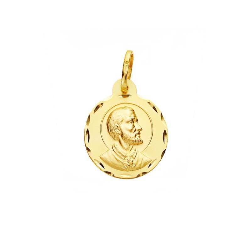 Medalla Redonda San Francisco Javier Oro 18k - Compra Ahora