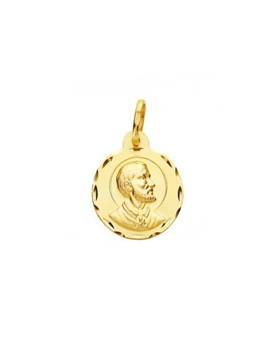 Medalla Redonda San Francisco Javier Oro 18k - Compra Ahora