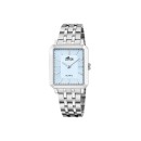 Reloj Lotus Mujer 18980/2 Square Series - Acero Inoxidable, Rectangular, Azul