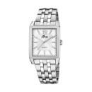 Reloj Lotus Hombre 18983/1 Square Series - Acero, Rectangular, Plateado