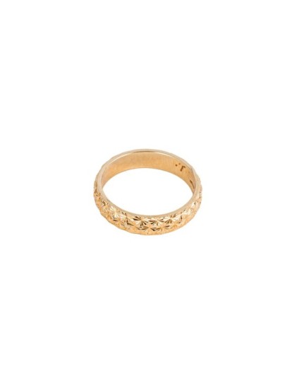 Alianza Oro 18K 3002006 Tallada Picada | Joyería Parejo
