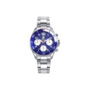 Reloj Real Madrid Niño 41144-35 – Acero, Cronógrafo, 37mm, Bisel Azul y Blanco