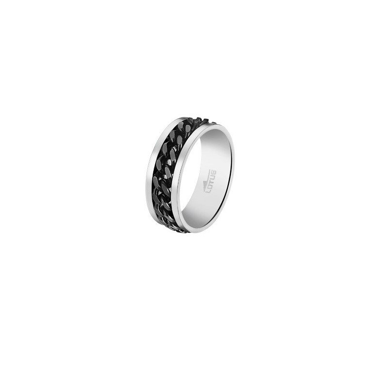 Anillo de hombre LS2394-3/228 en Acero Inoxidable | Joyería Parejo