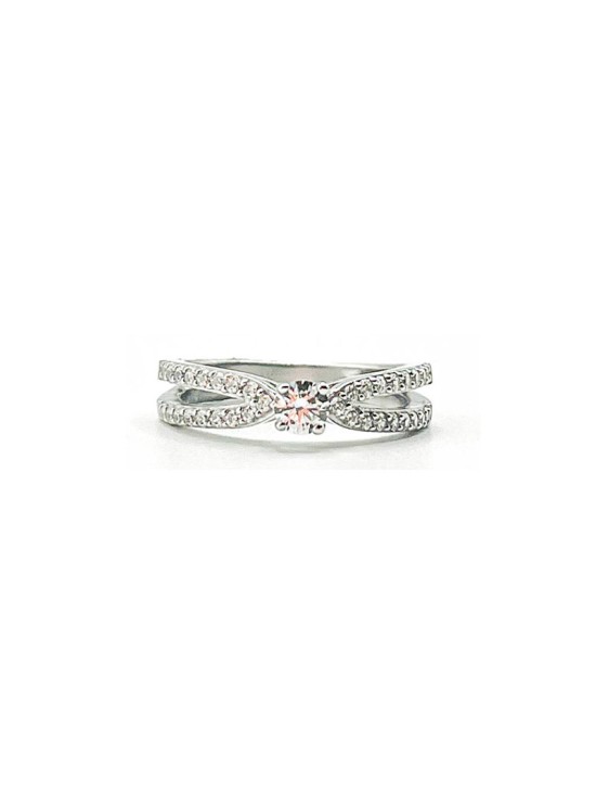 Anillo Plata 925 Solitario Circonitas 337850.1 Mujer | Joyería Parejo