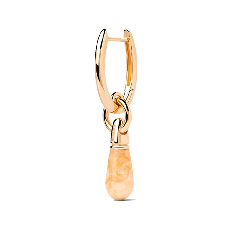 Pendiente Aro PDPaola Aventurina PG01-095-U Mujer | Joyería Parejo