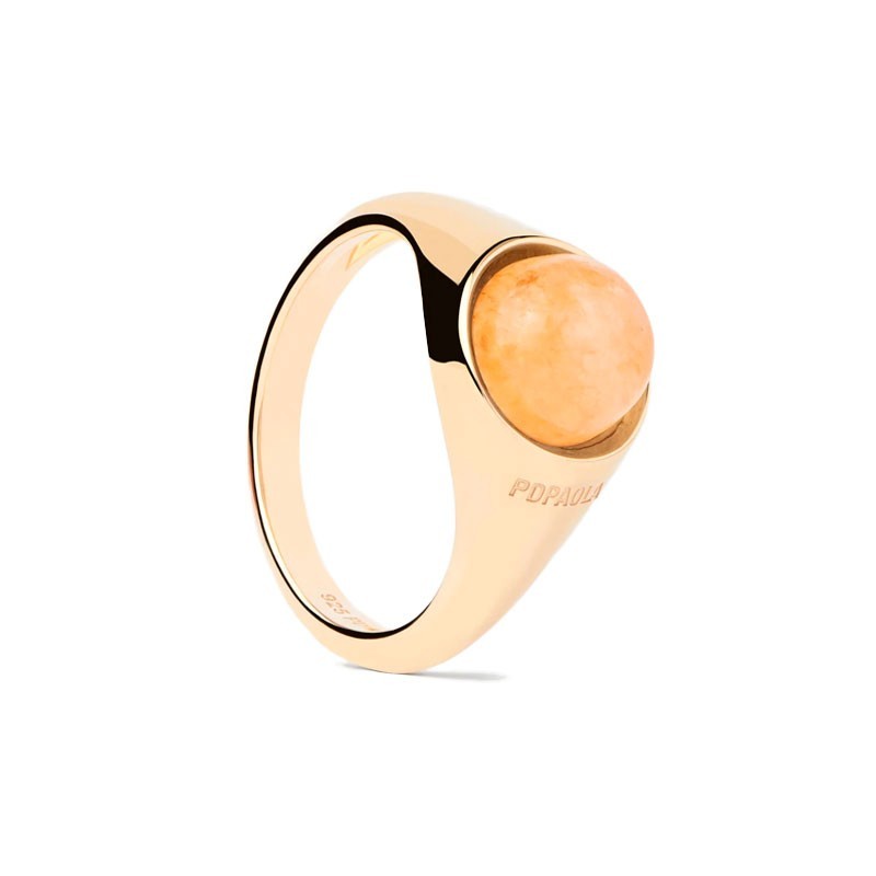 Anillo PDPaola Aventurina AN01-B20-14 Mujer | Joyería Parejo