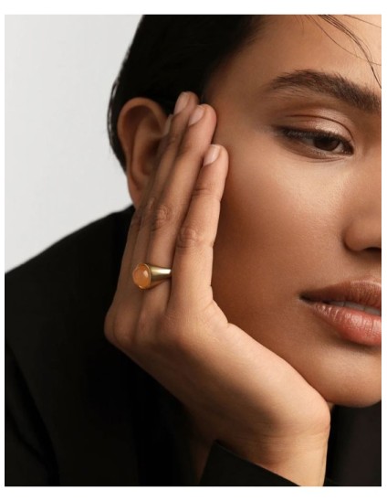Anillo PDPaola Aventurina AN01-B20-14 Mujer | Joyería Parejo