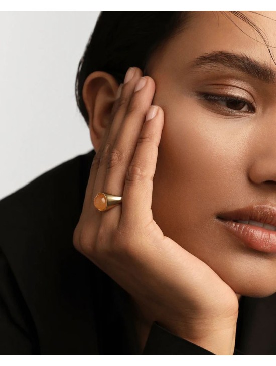 Anillo PDPaola Aventurina AN01-B20-14 Mujer | Joyería Parejo