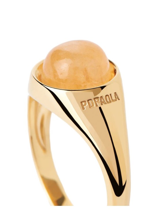 Anillo PDPaola Aventurina AN01-B20-14 Mujer | Joyería Parejo