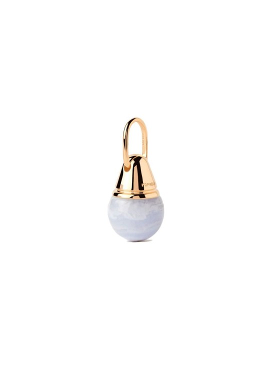Colgante Charm PDPaola Ágata Azul PE01-084-U Mujer | Joyería Parejo