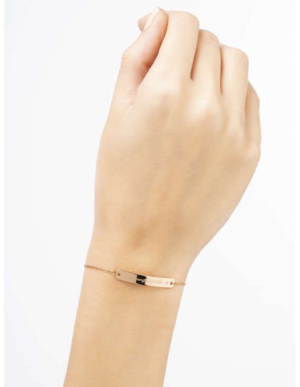 PULSERA MR WONDERFUL Wonderful Words - ROSEGOLD | Joyería Parejo