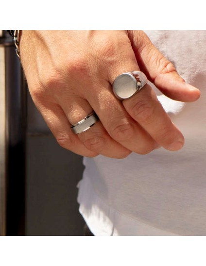 Anillo de hombre Lotus Style LS2395-3/122 en Acero | Joyería Parejo