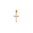 Cruz Circonitas Oro 18K AA2898