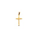 Cruz Plana con Cristo Oro 18K C241/4188