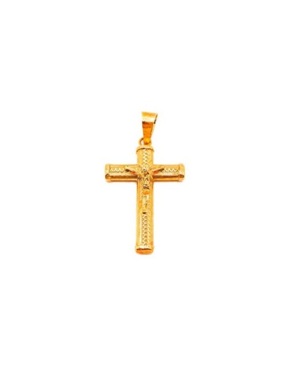 Cruz con Cristo Oro 18K 01550070 | Joyería Parejo